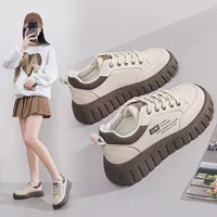 Женские высокие кроссовки на платформе, корейский стиль, осенние, для бега, размеры 35–40