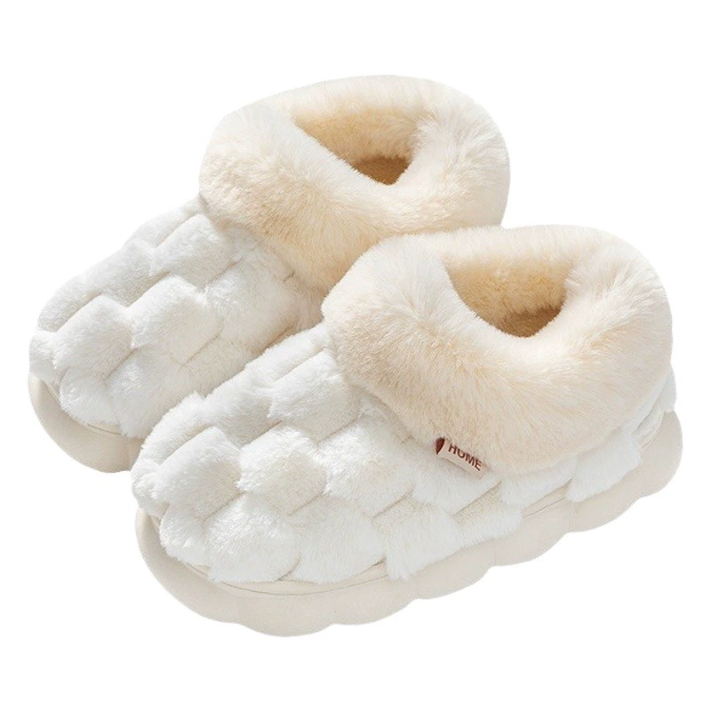 В наличии Хлопковые тапочки Женские домашние осенне-зимние теплые домашние плюшевые тапочки на толстой подошве для пар Домашние зимние Тапочки