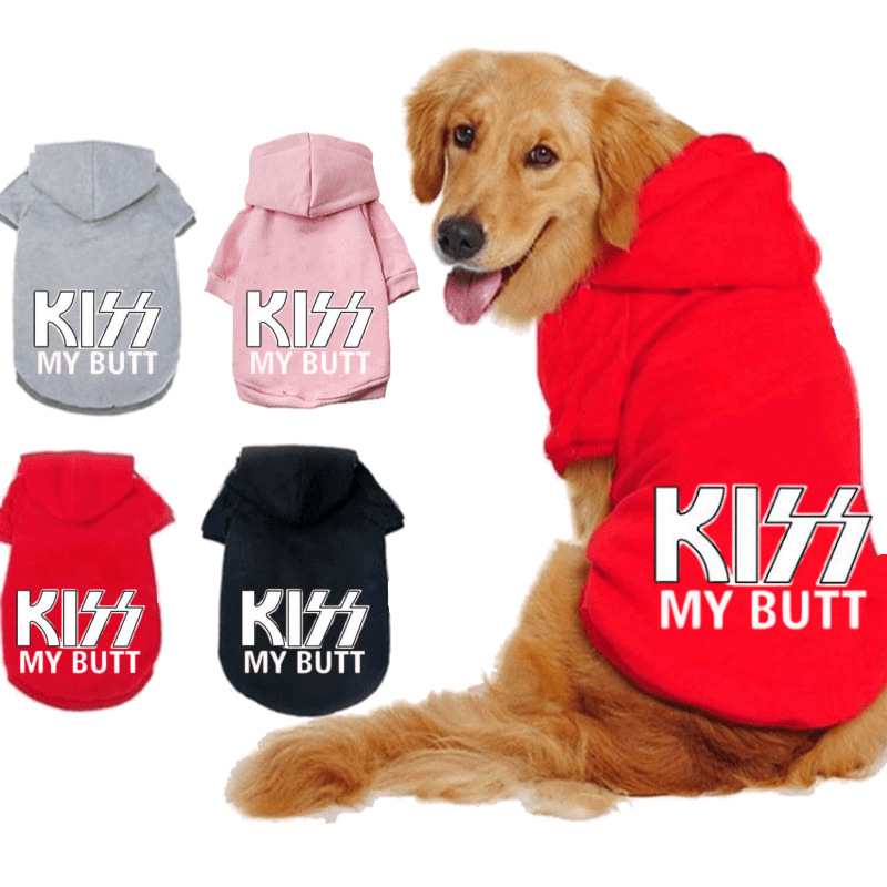 跨境大中小型犬 加絨保暖寵物服裝 狗狗衣服 狗連帽衫 狗衛衣大狗