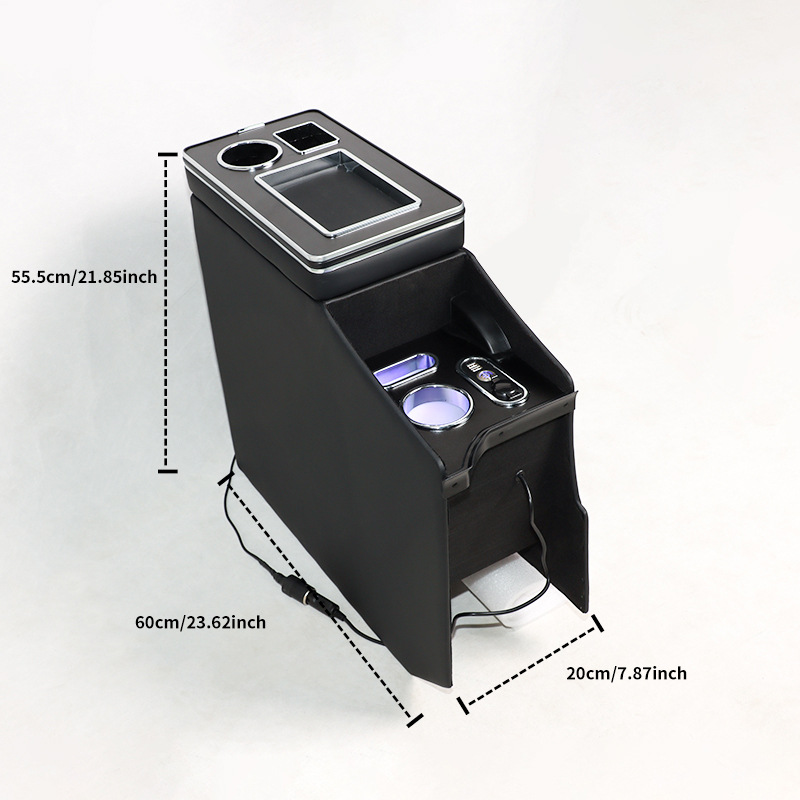Suitable for Nissan Nv200 Armrest Box Right-Hand Drive Version Central Storage Box Cup Holder Left-Hand Drive Version Center Console Storage Box