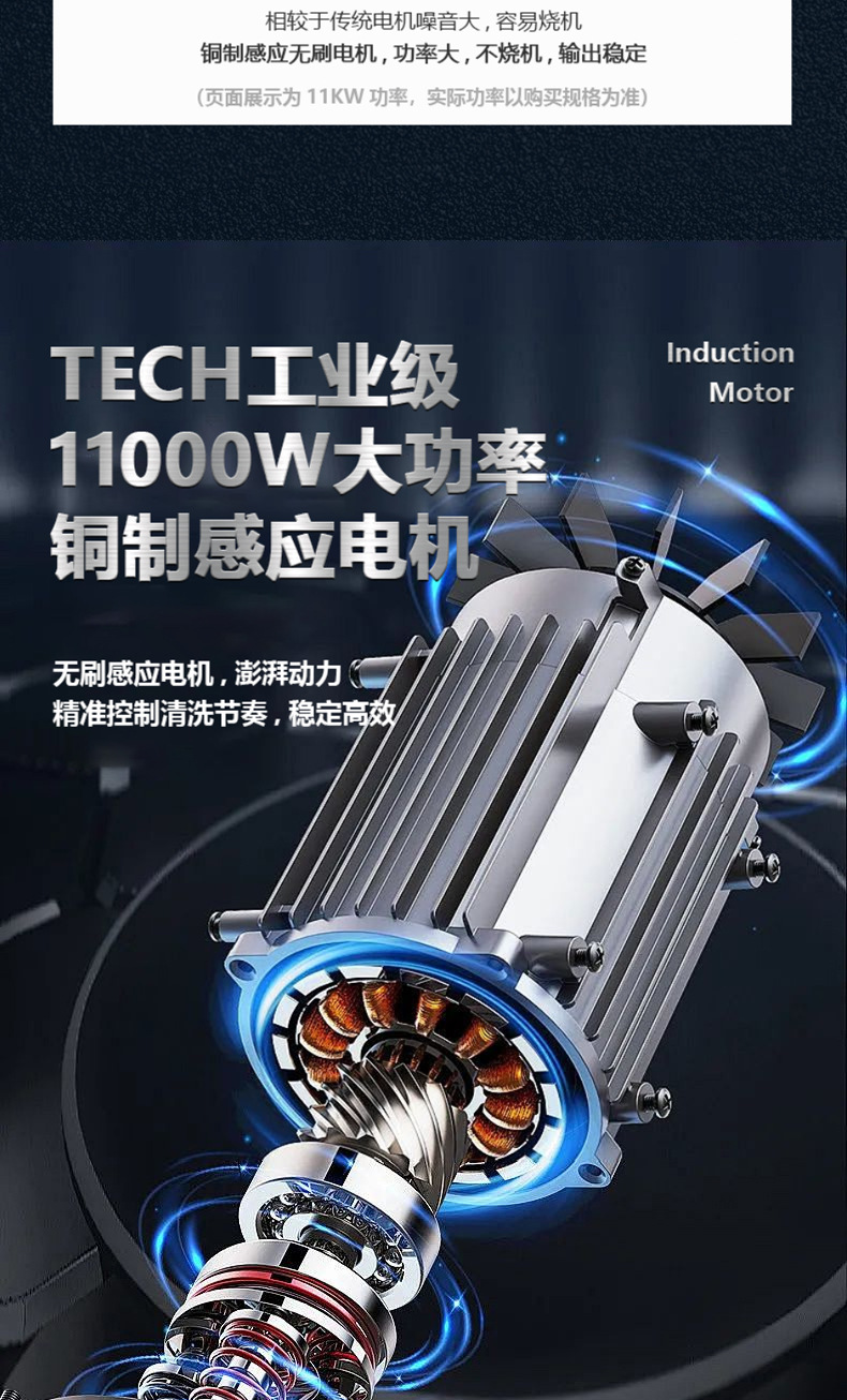 Ultra-High-Pressure Cleaning Machine, Industrial-Grade Powerful Floor Washer, 500kg Car Wash Machine Water Gun, Commercial Car Wash Shop, Farm