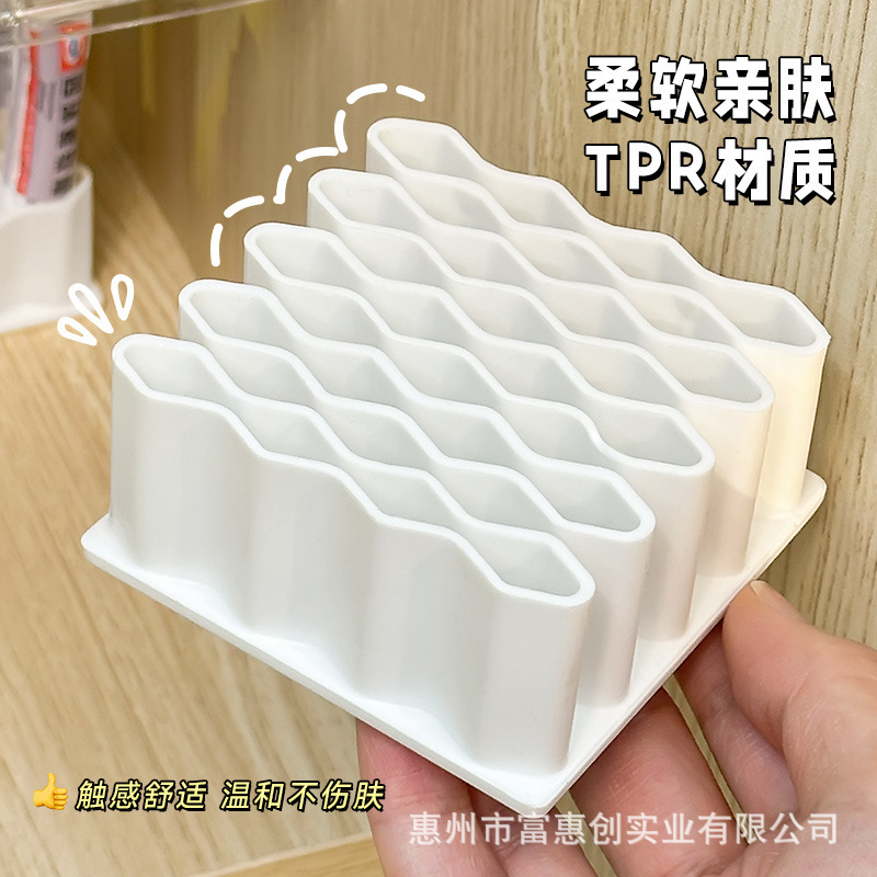 药膏收纳架分格管状药整理神器桌面放胶水条状药品软膏药物置物架|undefined