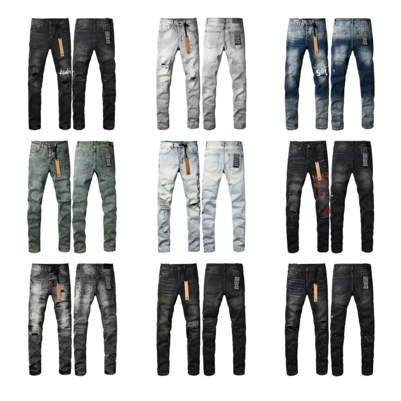 European and American Trendy Brand Kusb Jeans Ksubi Jeans Fashionable Slim-Fit Ripped Distressed Jeans European and American Trendy Brand Kusb Jeans Ksubi Jeans Fashionable Slim-Fit Ripped Distressed Jeans