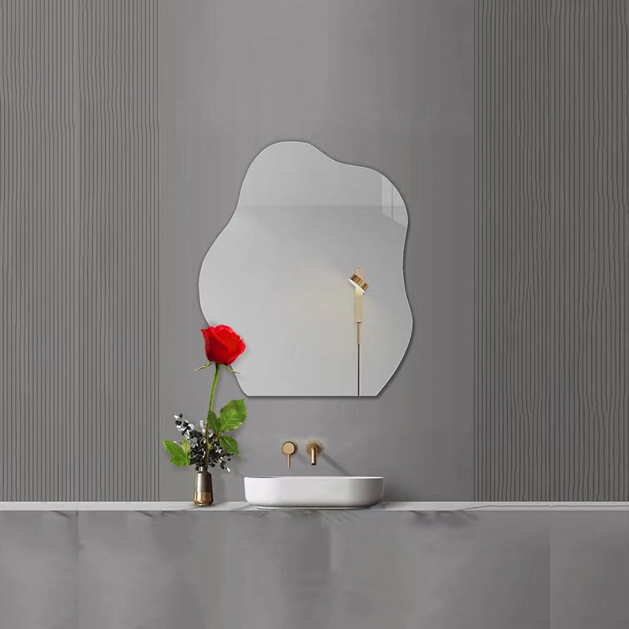 Decorative Bathroom Mirror High-definition Acrylic Wall Sticker_voghion.com