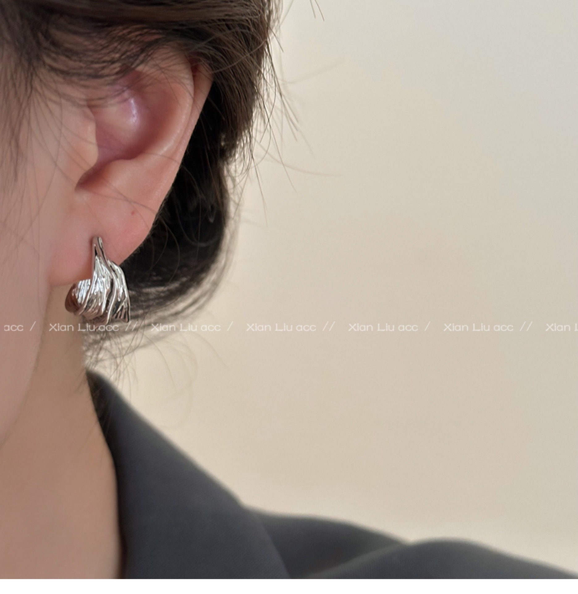 Nuovi orecchini da donna dal design di nicchia di lusso leggero, temperamento semplice e unico, accessori per le orecchie atmosferici e di alta qualità_voghion.com