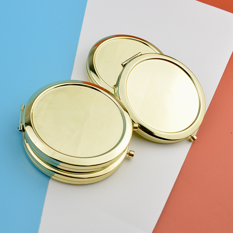 75g Weight Mirror Makeup Tools Types 1 Piece Quantity Metal Material Solid Color Pattern Casual, Elegant, Lady Style Casual Elegant Lady Solid Color Metal Mirror 1 Piece 2