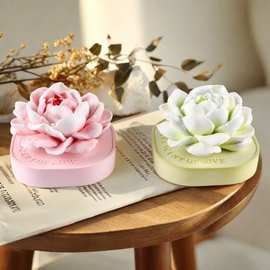 茉莉花香薰套装硅胶模具 扩香石香薰卧室车载创意摆件模具