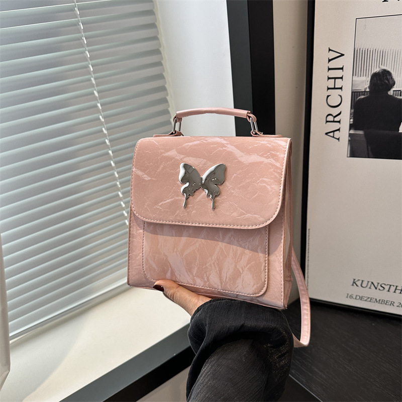 Nueva primavera y verano mochila de moda damas mariposa bolso de mano multifuncional mochila de estudiantes de niñas mochila de hombro