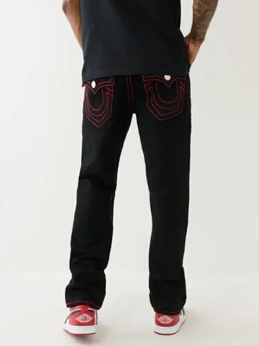 Y2K 90's True Religion Low Rise Super T Bootcut Flared Cross-border