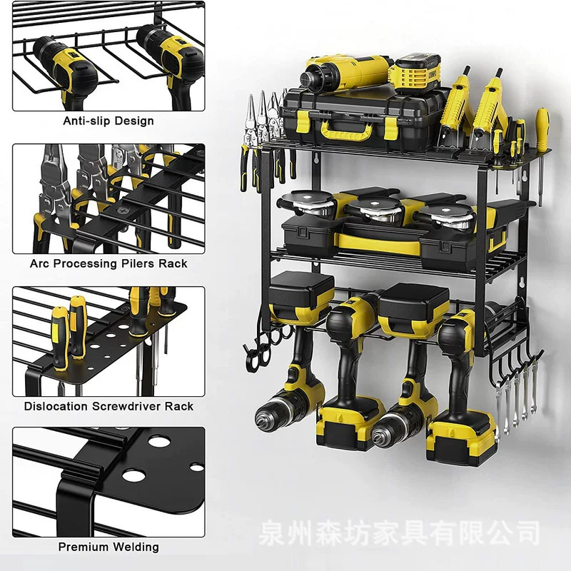 Electric multilayer heavy storage system, handheld electric drill