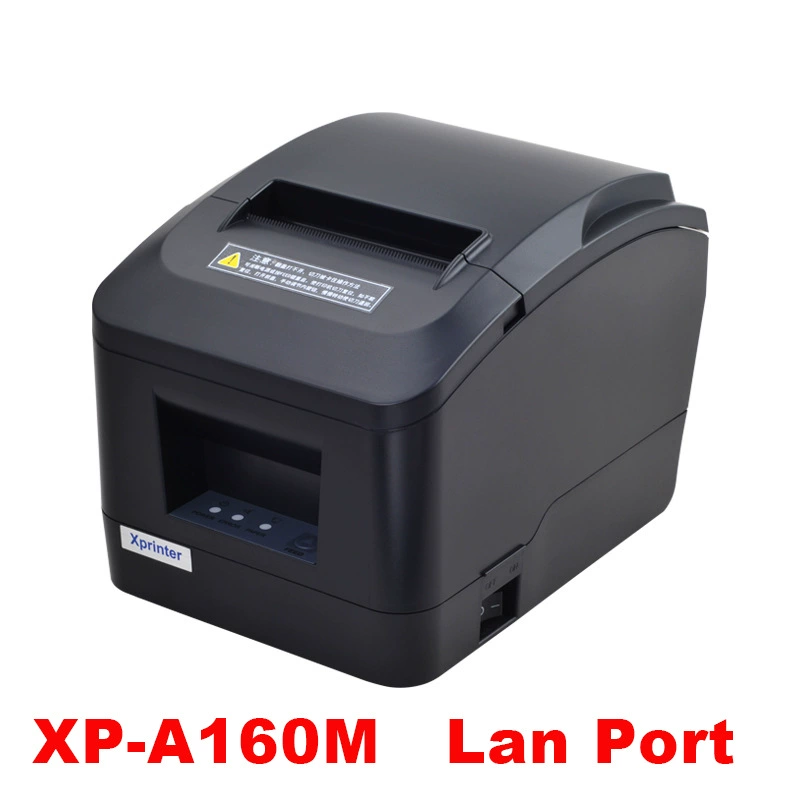 Термопринтер чеков Xprinter 80 с сетевым портом, совместим с Android и iOS, POS-принтер для билетов/чеков
