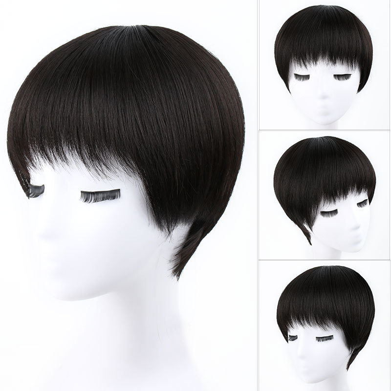 Wig Straight hair Headgear high temperature Matt silk fashion Xiu Yan simulation Wig Headgear Fiber Wigs wholesale