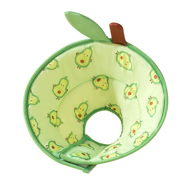 Gato fruta sello completo anillo de Elizabeth, protección después de la esterilización, anti-lamido y anti-mordedura, capucha de perro, collar de gato
