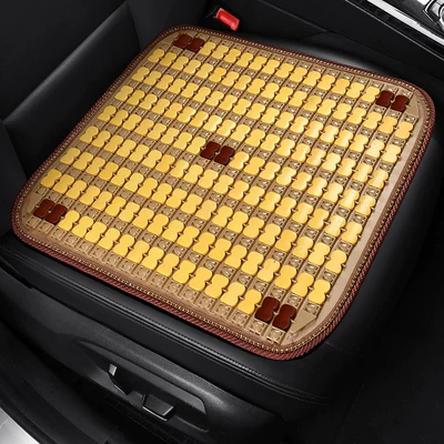 Summer Cooling Pad Single Bamboo Sheet: Seat cushion, seat cover - add-a-touch-of-cozy-warmth-square-cushion-x-1-upgraded-with-larger-bamboo-slats-for-extra-comfort