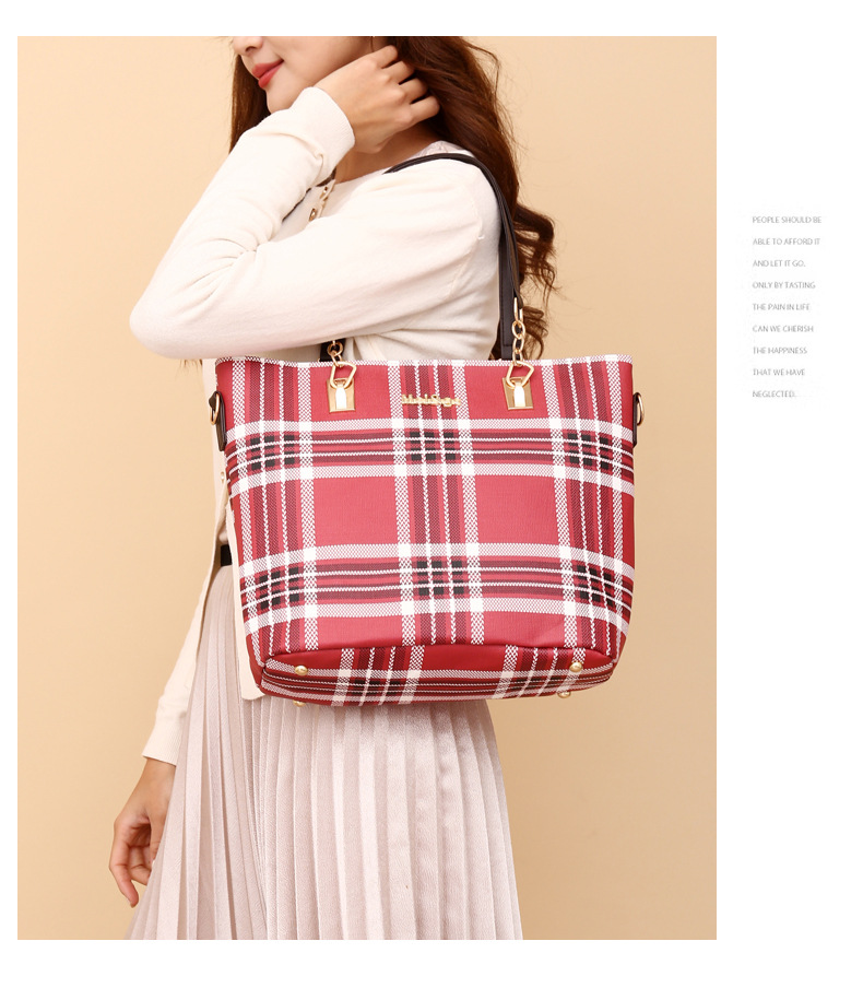 Wholesale of 2024 new styles of European and American retro six-piece single-shoulder bags and hand-carry crossbody bags for foreign trade women's fashion mother-and-child bags undefined