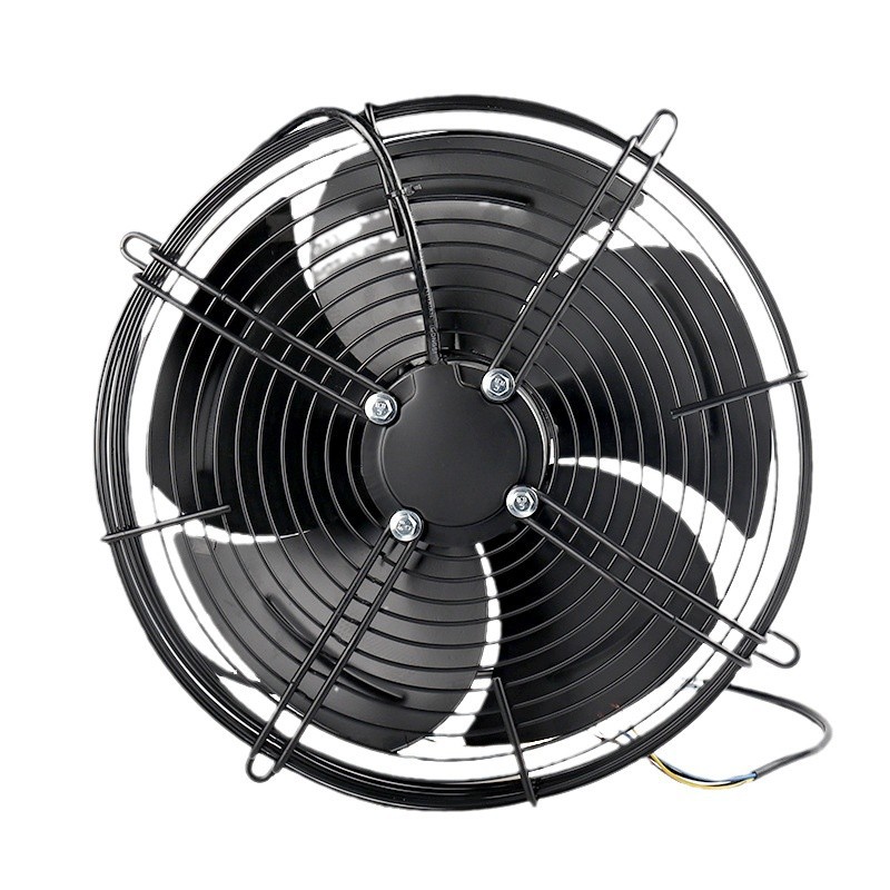 Ventilador de flujo axial rotor externo 380v silencioso gran volumen de aire refrigerador compresor de aire disipación de calor 220v ventilador de escape industrial