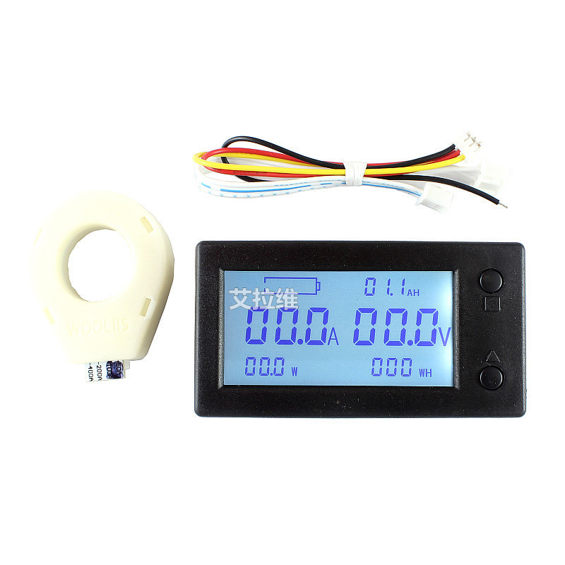 N液晶霍尔库仑计 DC5-90V 电动车汽车 电压电流功率电量电垒德株