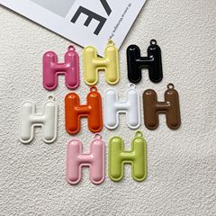 新しいクリエイティブレター H キーペンダントペンダント合金手作り DIY 携帯電話チェーンバッグ装飾キーホルダージュエリーアクセサリー