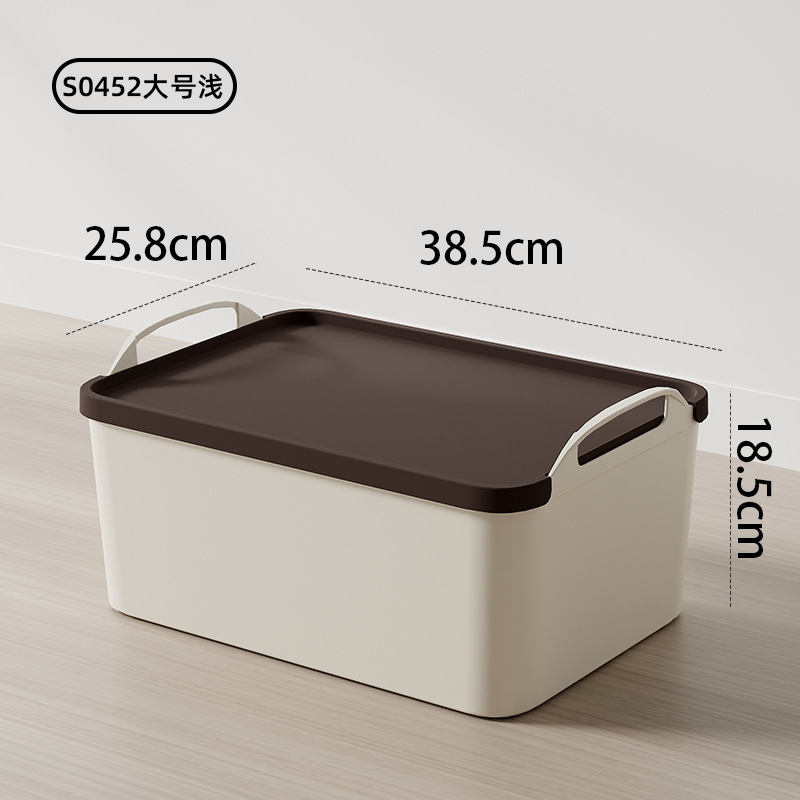 Selección estricta caja de almacenamiento de estilo crema vintage ropa para el hogar con tapa armario organizador sala de estar caja de almacenamiento de gabinete completo