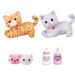 Cross-Border New Product Simulation Cute Multifunctional Kitten Giving Birth Rabbit Giving Birth Dog Lying down Doll Plush Toy