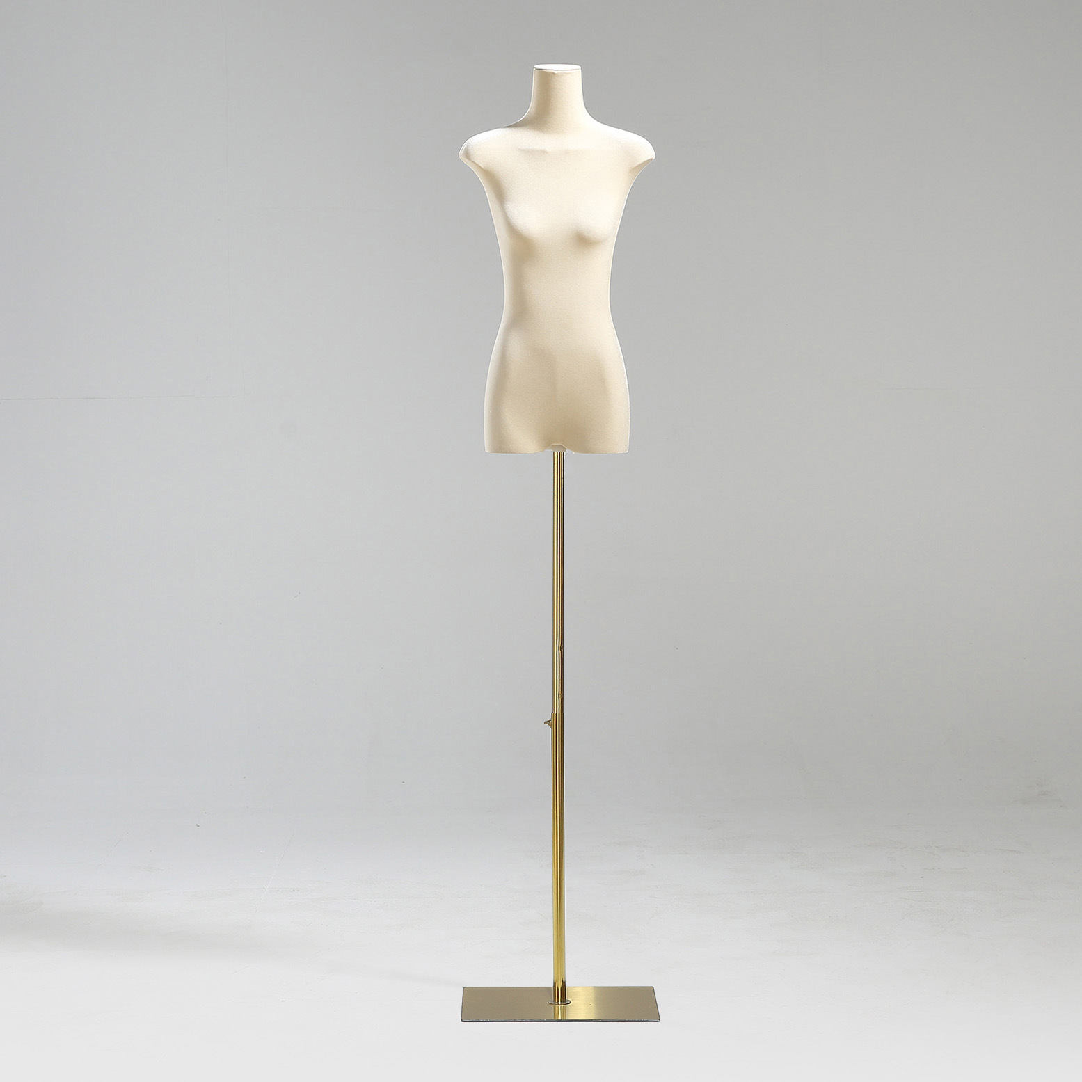 Modelo de tienda de ropa estante de exhibición de terciopelo pecho plano cuerpo plano ropa de mujer modelo de busto accesorios ventana estante modelo de plataforma image 11