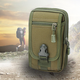 Amazon Explosions Men's Belt Mobile Phone Bag Military Fan Outdoor Tactical Waist Bag Multifunctional Mountaineering Mobile Phone Waist Bag