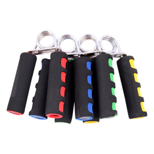 Factory wholesale A- type fingerprint handle home fitness exercise hand finger professional wrist strength foam grip