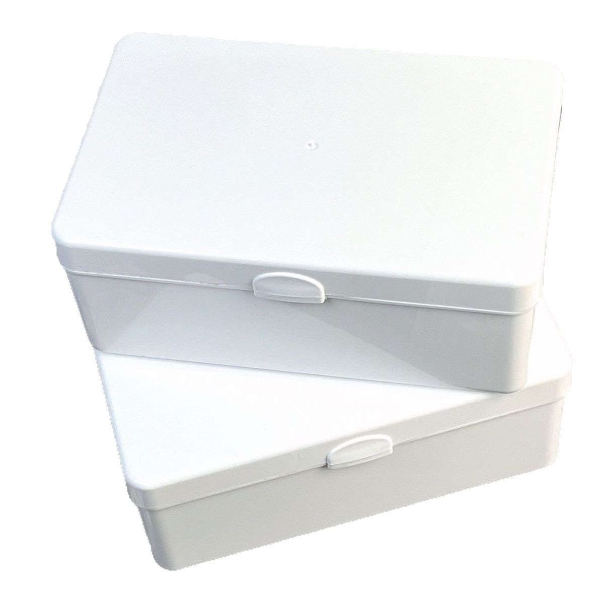 Caja de almacenamiento de cubierta blanca pura Caja de almacenamiento a prueba de polvo multifuncional Caja de almacenamiento a prueba de polvo image 6