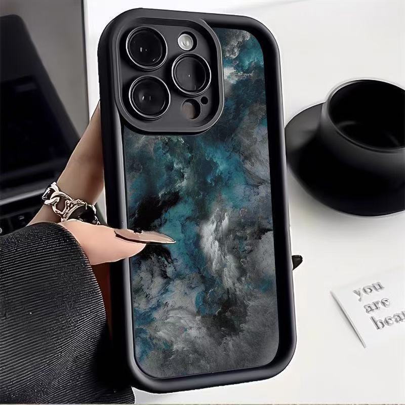 Sky City para iPhone 16pro funda para teléfono móvil Apple 15 anti-caída 14 Europa y América 13promax nuevo 12x