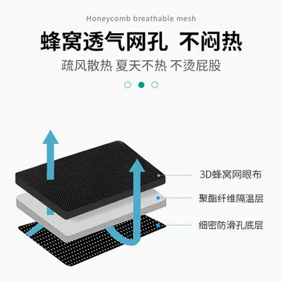 Electric car cushion | Mesh Hole Heat Insulation Summer Accessories