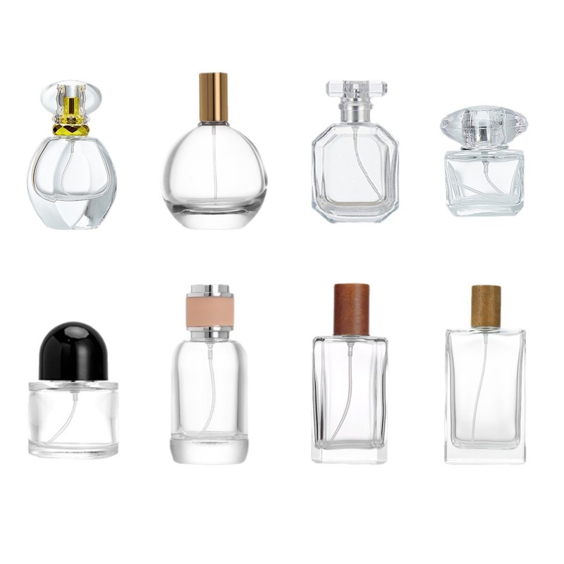 スポットマウント香水ガラスファッショナブルで便利な詰め替えプレススプレーボトル 30ml50ml100ml 完全なボトル|undefined
