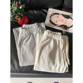 定制冬季新款 设计感420一体宝宝绒加厚加绒垂感保暖显瘦休闲女裤