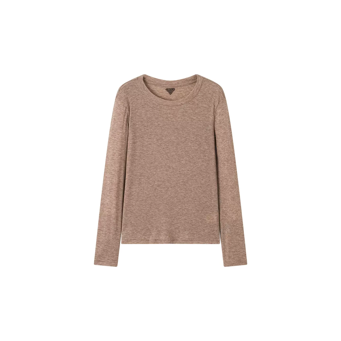 26春新款基础内搭打底衫女莱赛尔天丝羊毛软糯亲肤套头长袖面膜T