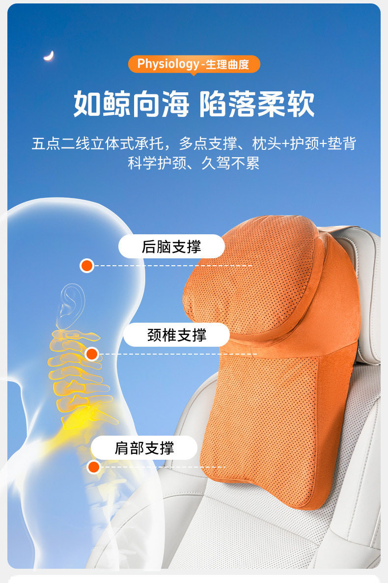 2026 new model suitable for Haval H5/H6/DaGou/Menglong/Xiaolong/H9/HX car neck pillow