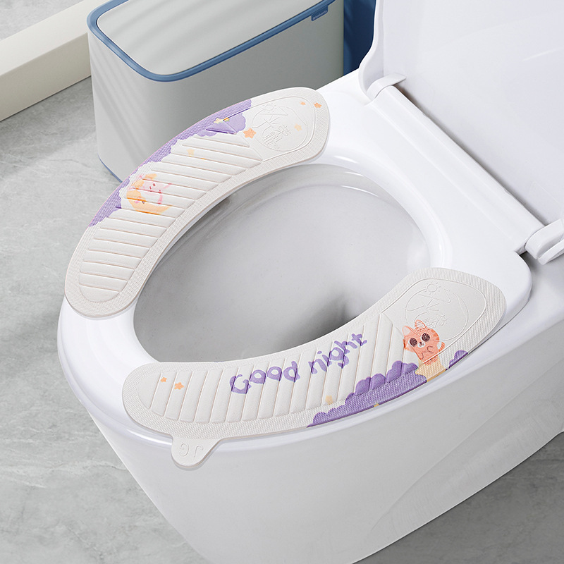 トイレマット トイレシート 浴室用 四季通用 トイレリング 冬用 厚手 洗えるマット 防水 滑り止め|undefined