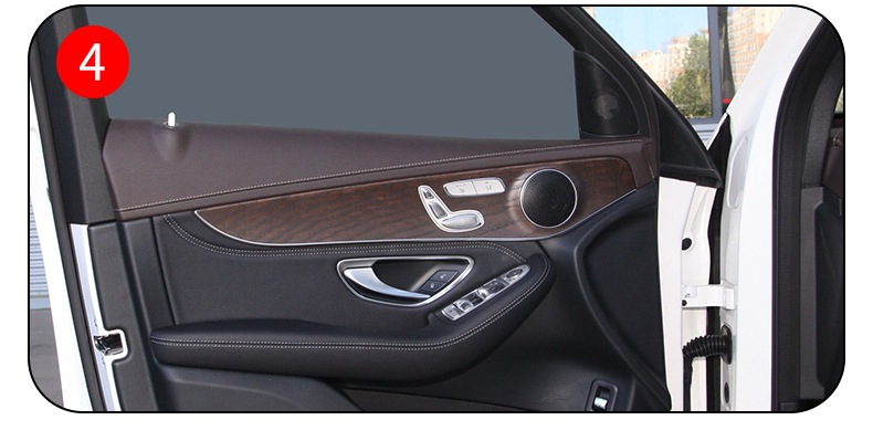 19-25 Mercedes-Benz Glc Center Console Gear Interior Sticker Car Modification Special Paint Transparent Tpu Protective Film