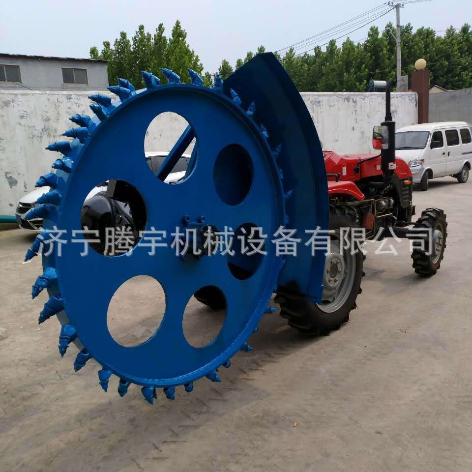 厂家生产自来水管道开沟机 拖拉机开沟机 路岩石开槽机