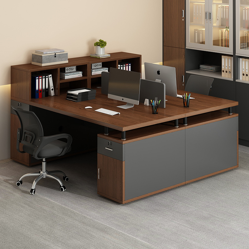 Office Desk and Chair Combination Staff Station Office Staff Desk Computer Desk Boss Desk Desktop Home Desk Workbench