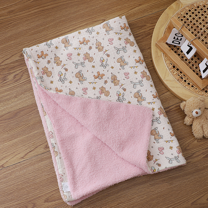 (OPP백) 곰무늬 담요 [파운데이션]