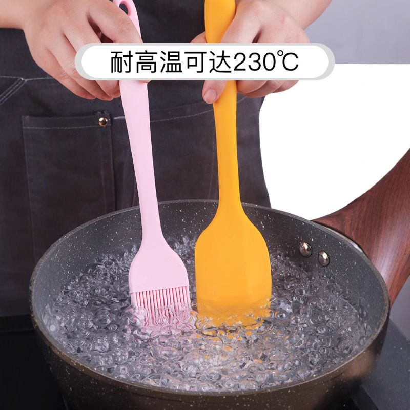 油ブラシ焼きブラシ家庭用シリコンブラシ食品級耐高温油ブラシキッチン烙餅が毛を落とさないブラシ|undefined