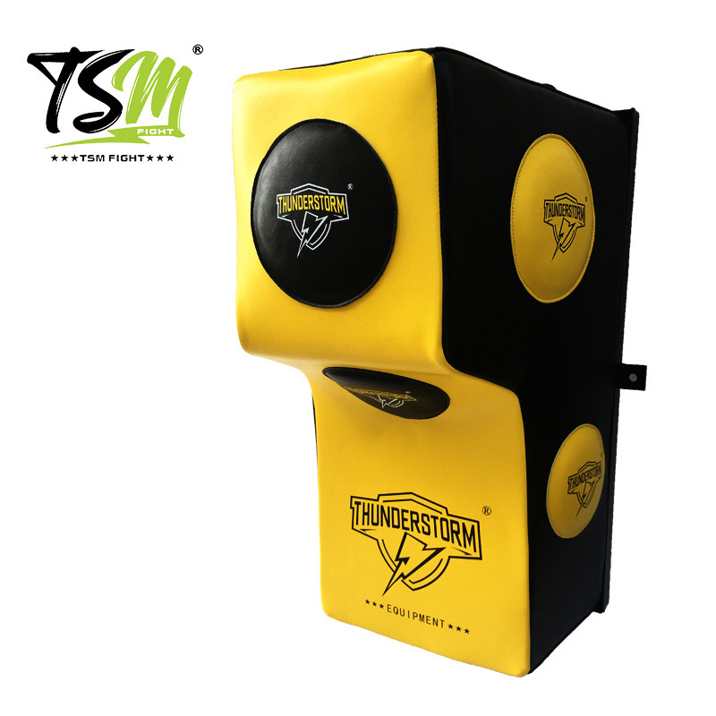 Thunderstorm new ultra-fiber boxing kick target high rebound arc wall target martial arts taekwondo pu hand and foot target manufacturers wholesale