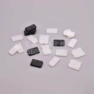 婚纱鱼骨保护套工厂供应定型缝纫鱼骨硅胶头黑白服装辅料现货批发