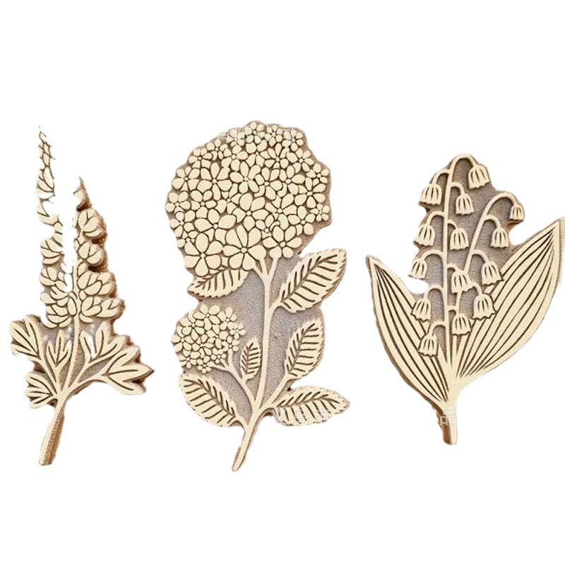 Herbarium Stamp Kit amazon新品植物標本印鑑手作りキャンバスバッグDIY印鑑|undefined