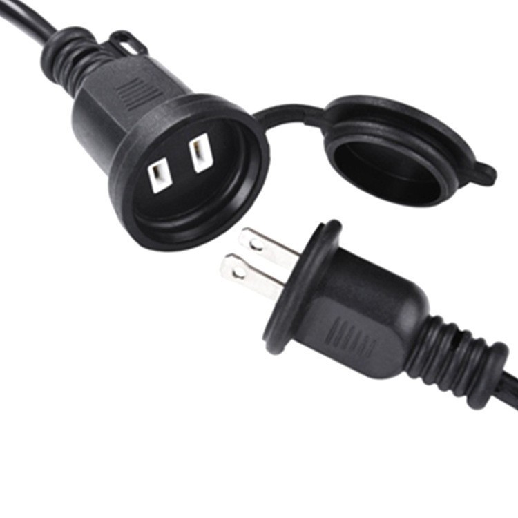 供应日本插头日本插头日本防雨型插头电源线 日标电源线延长线