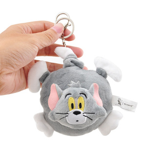Аутентичный Том и Джерри Том кот перевернутый вибрирующий кулон TOM&JERRY мультяшная сумка кулон брелок подарок