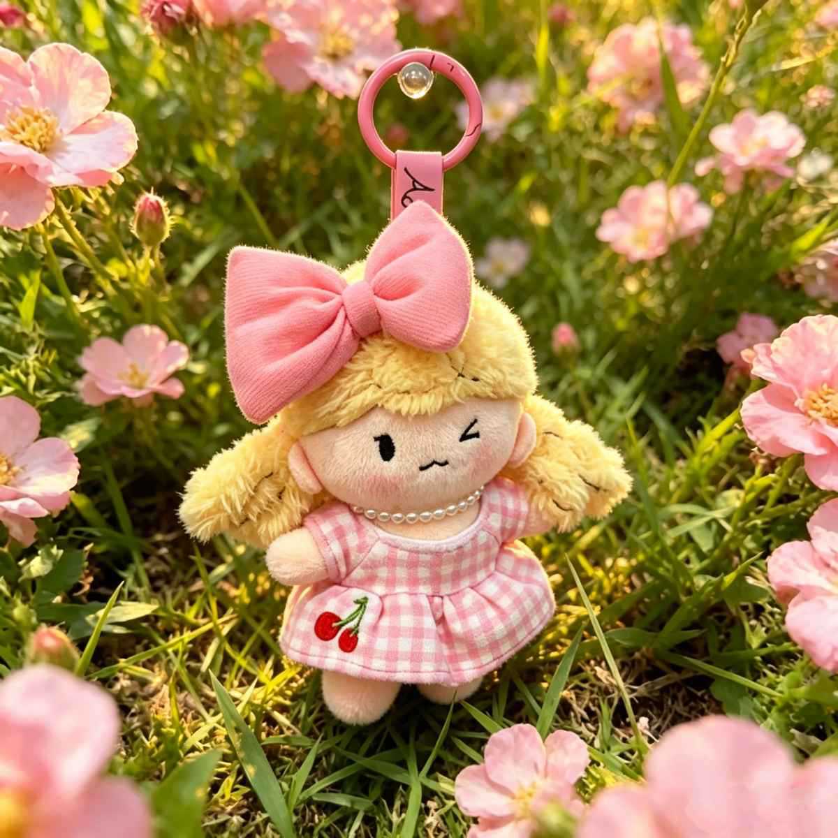 AduDoo One-Bite Cherry Summer Limited Edition AduDoo Plush Doll Bag Pendant Keychain