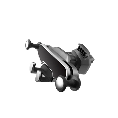 Gravity Retractable Automatic Locking Mobile — Car phone holder - 2141n-gray