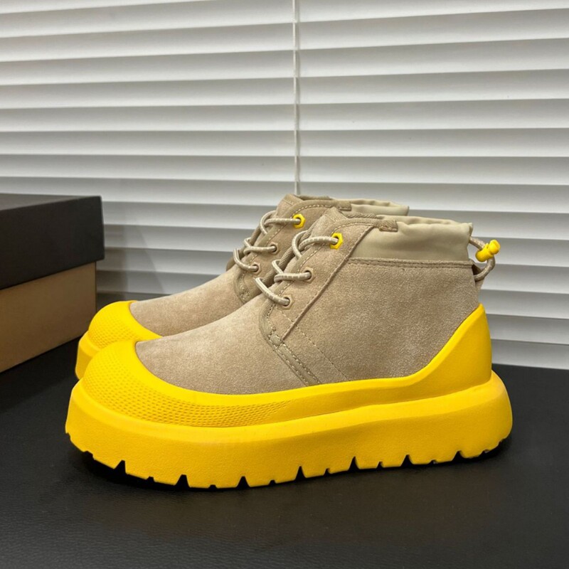 Sangpo Snow Boots Source Factory Celebrity Style Tasman Short Boots Lace-Up Winter Model Sheepskin Integrated Unisex