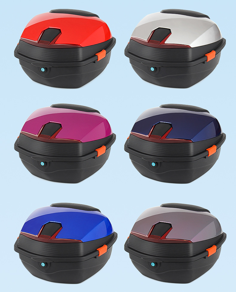 Electric Vehicle Trunk Universal Large-Capacity Pedal Battery Vehicle Motorcycle Trunk Waterproof Storage Anti-Shake Tool Box