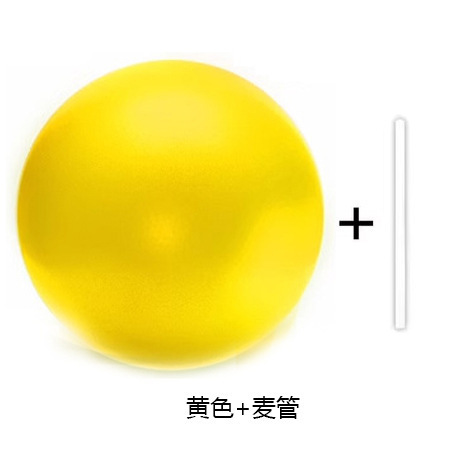 PVC 防爆つや消しミニピラティスヨガボール小麦チューブボール 25 センチメートルバランスフィットネスボール pvc ヨガボール|undefined